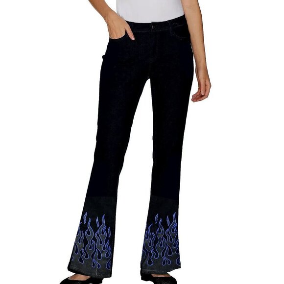 Serious Denim - *RARE* VTG 90s Flame Jeans